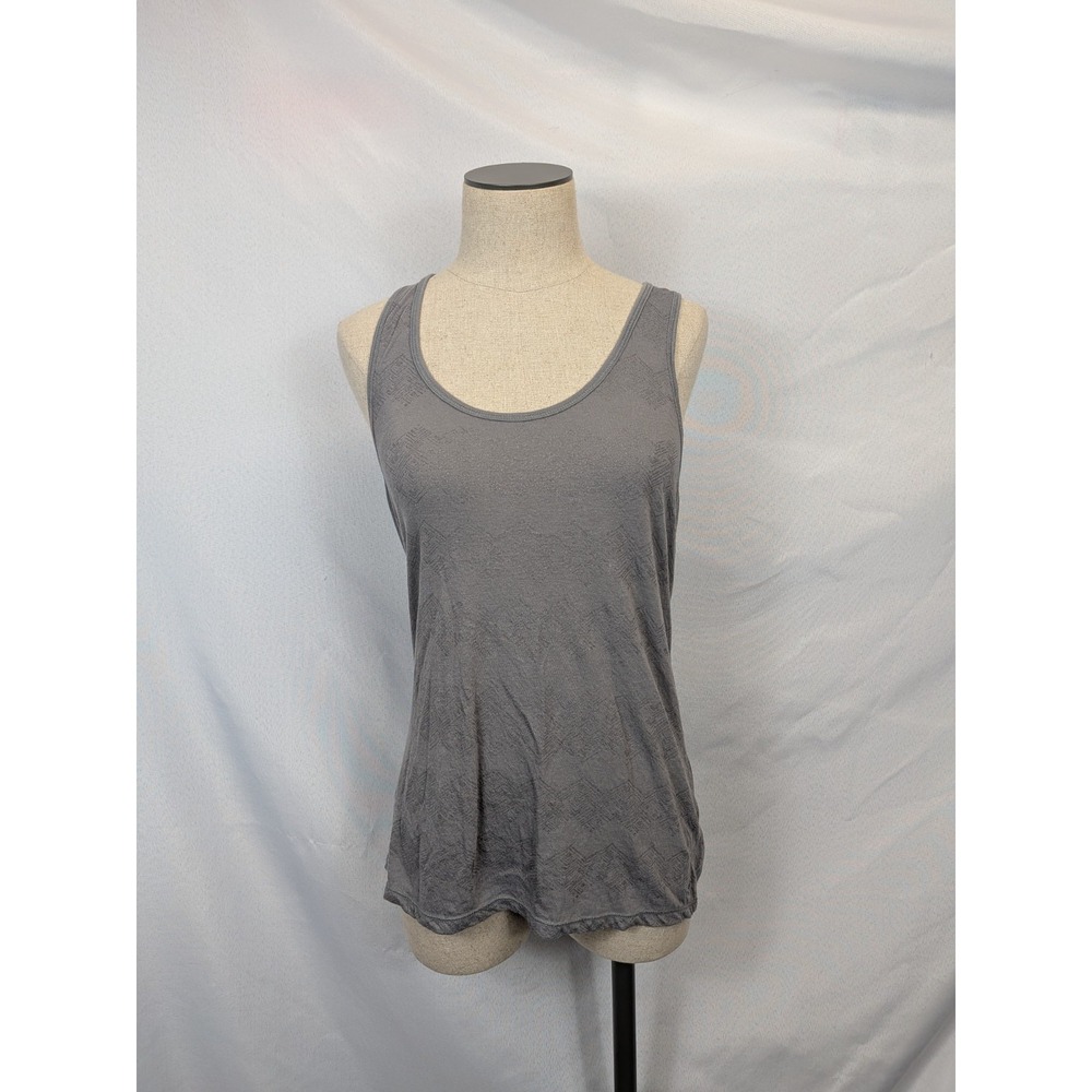 American Eagle Outfitters Tank Top Large L/G Gray Boyfriend Tank‎ Geometric